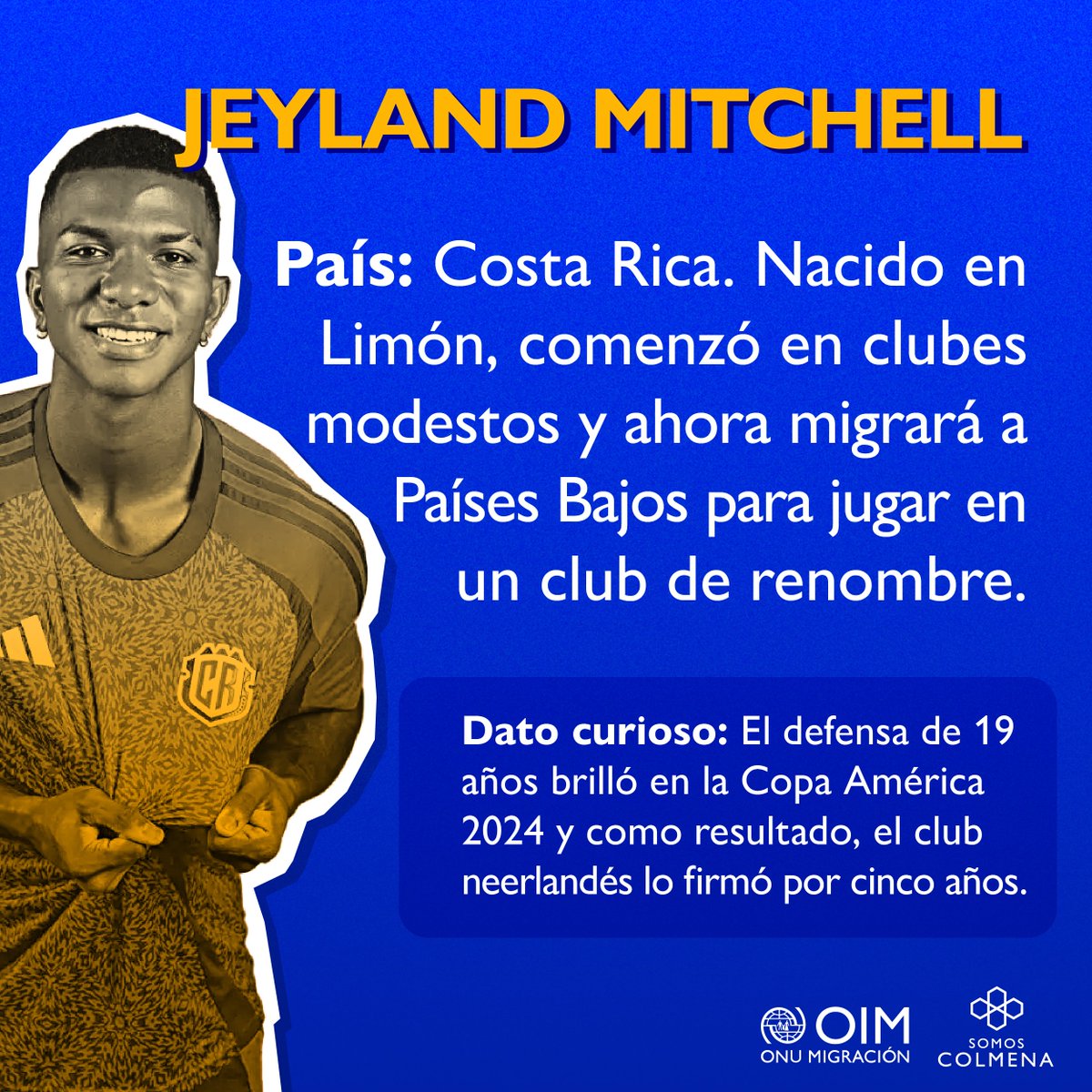 enlacolmena's tweet photo. El fútbol es un espacio de integración y diversidad donde las personas migrantes encuentran oportunidades y aportan su talento. ¡Celebremos juntos la riqueza cultural en el deporte! 🥳 #CopaAmerica2024  #SomosColmena https://t.co/0JsO4992qy