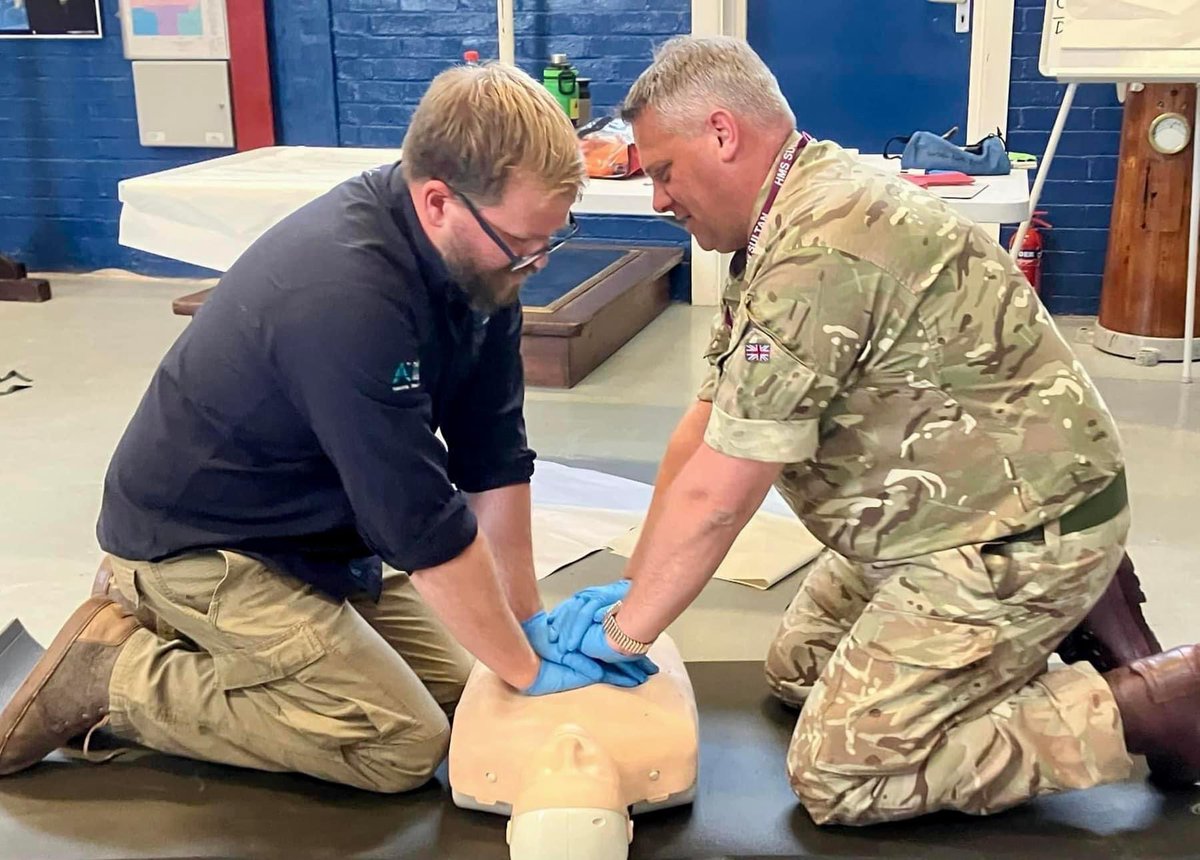 BandsRMVCC's tweet image. This weekend, some of our staff have been on the 3-day, First Aid at Work (FAW) Course. 
🏥

This training will help ensure that our cadets and staff are kept safe and receive appropriate initial medical attention if the need arises. 
🩹
#opportunity
#Music4All
#gosport
#JGSDF