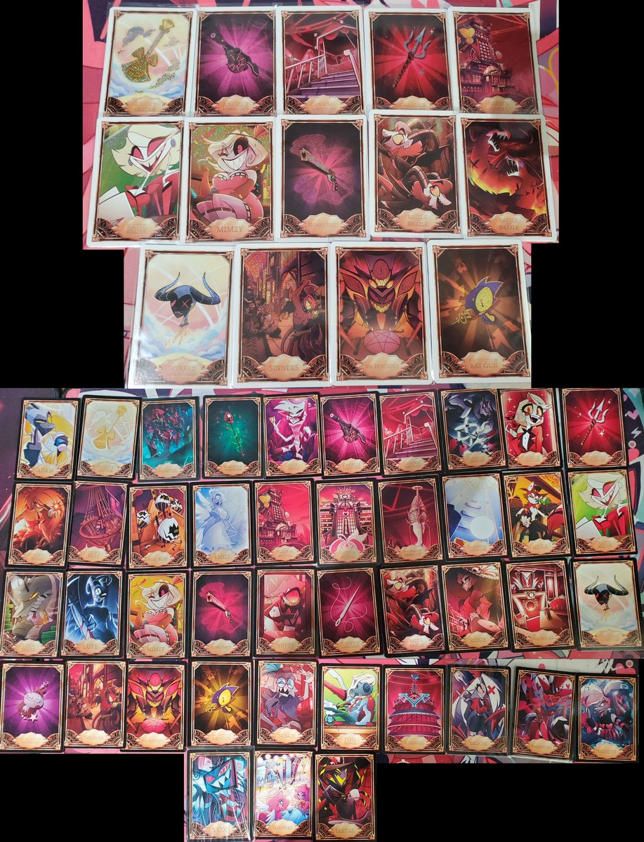 Rynndig's tweet photo. Updated clean out for July! Check 🧵 for pr1c3s and DM to inquire!
#HazbinHotelMerch #HelluvaBossMerch #HazbinHotel #HelluvaBoss #FNAFSunMoon #FestiveFelines #HazbinHotelTradingCards #HelluvaBossOzzie #HelluvaBozzStriker #HelluvaBossStella https://t.co/wayp9o58Or