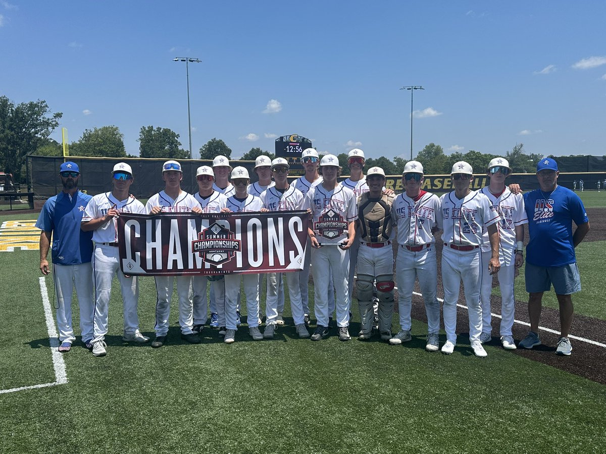 pbtscouting's tweet photo. Congratulations to US Elite (WV) on winning the 17u KY Summer Championship. Really good squad that plays the game the right way. Classy parents, Coaches, and Players https://t.co/oFUnBnUZ1j