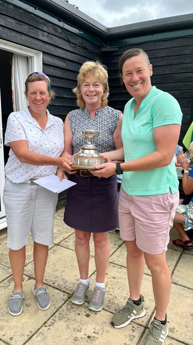 ⁦<a href="/WragBarn/">Wrag Barn</a>⁩ ⁦<a href="/WragBarnProShop/">Wrag Barn Pro Shop</a>⁩ Ladies county foursomes winners Claire Smith and Lauren Hulston, with Director Verity Manners ⁦<a href="/NorthWiltsGC/">North Wilts GC</a>⁩
