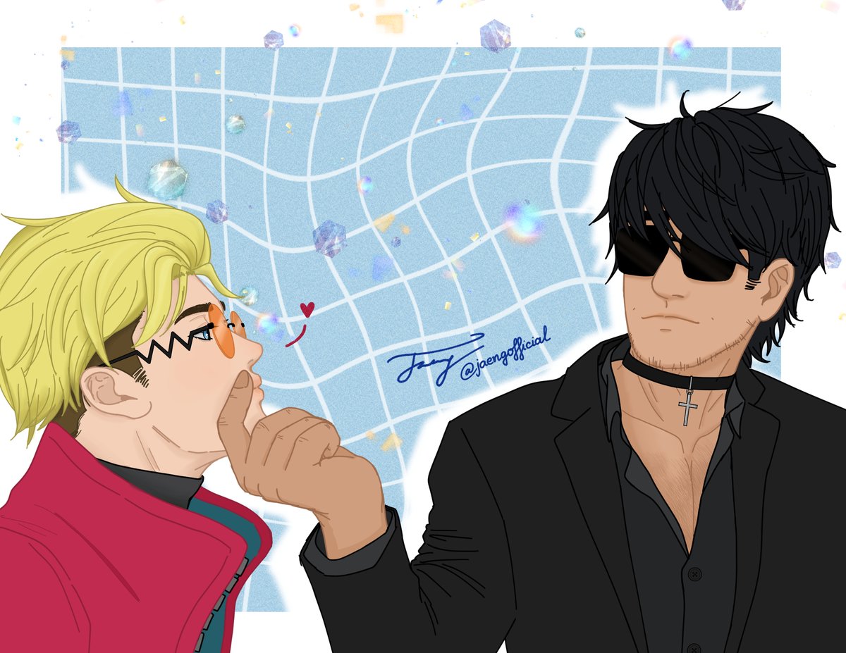 jaengofficial's tweet photo. Sorry for being super duper late but I still wanna join this hehehe I haven't drawn these idiots for quite a while now since I have been really busy with my uni works #vashwood #vw #vash #vashthestampede #wolfwood #NicholasDwolfwood #trigun #TRIGUNSTAMPEDE #trigunmaximum https://t.co/QhrZRwRG8I