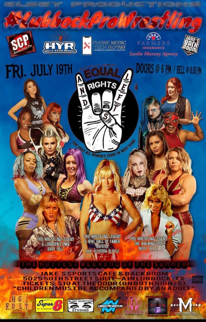 GameTimeLCMOX's tweet image. Don't miss a historic weekend for Lubbock,  TX and SCP Wrestling 

July 19th &amp;amp; July 20th

See you soon Lubbock 💪

#THATSGAME