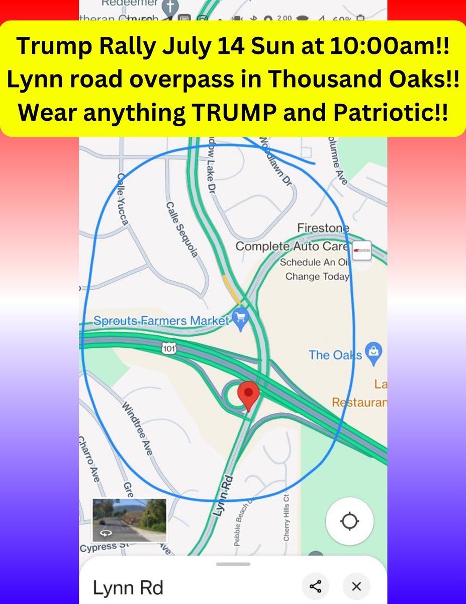 Bentelligent76's tweet photo. #SoCAL EMERGENCY #TRUMPRally s
JULY 14 Sun
#TRUMPWasSHOT!

#HUNTINGTONBEACH
325 #PacificCoastHighway 92648
#PCH
 
#LOSANGELES
6225 #FoothillBlvd 91042

#THOUSANDOAKS
Lynn Road OVERPASS 91360

Bring #AmericanFlags &amp; #TrumpGear

#MAGA
#BLACKS4TRUMP
#FUCKANTIFA
#THEYMISSED

🙏#Share https://t.co/HC0yFO09Zk