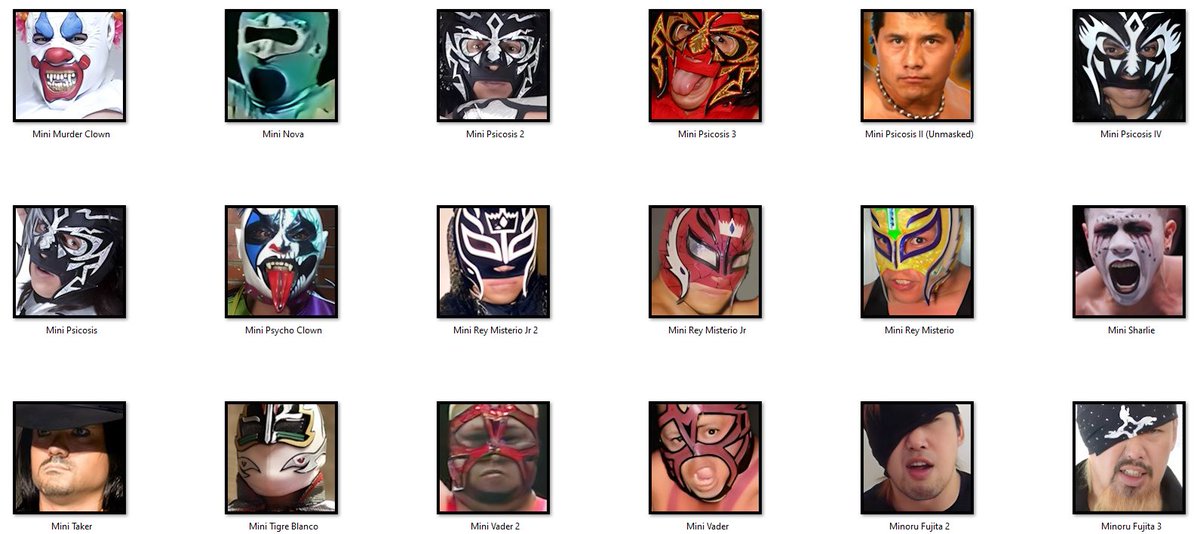 Asaemon6's tweet photo. Preview of the new high quality JPGs in the upcoming AmP Graphics for Pro Wrestling Promoter, Pro Wrestling Sim and Total Extreme Wrestling. AmP is a game changer for 1980 to 2002 scenarios. Over 11000 enhanced images
Mini Vader
#PWP #PWS #TEWIX #TEW2020 #TEW2016 #WRESTLING https://t.co/qYgOAUKrOt