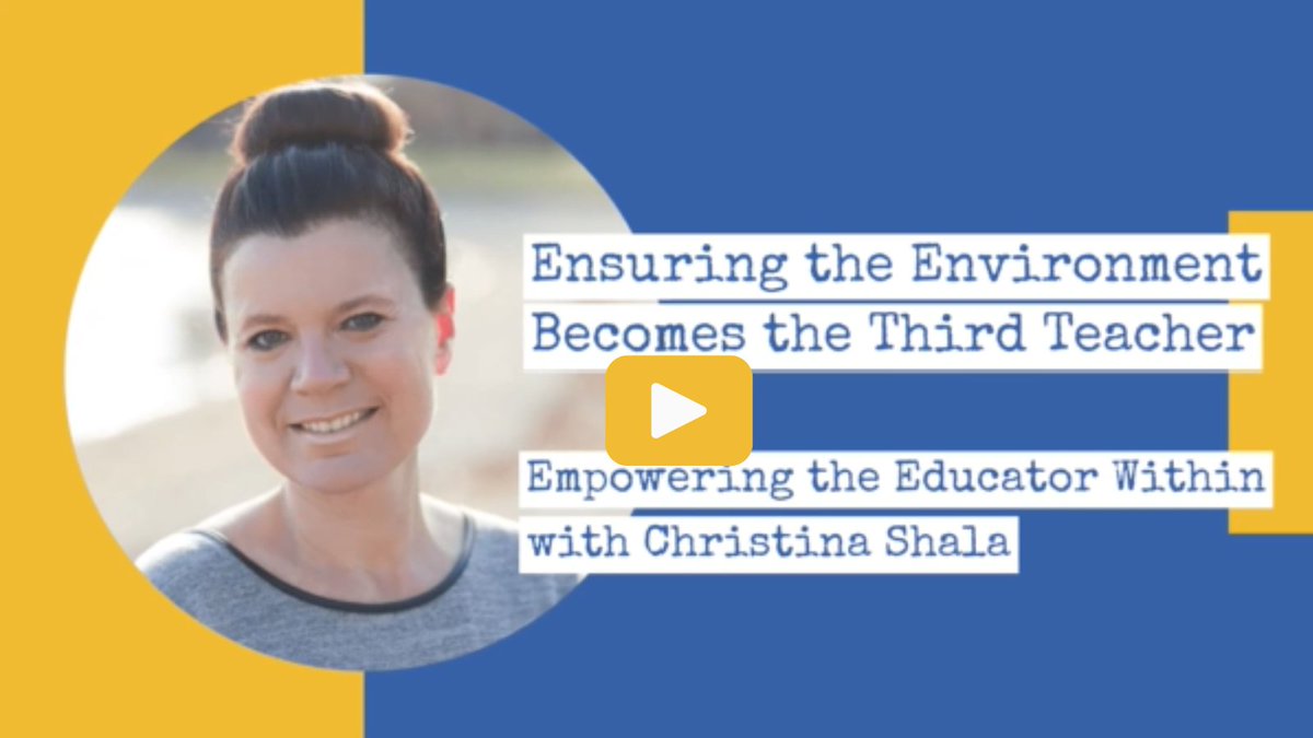 ShalaBooks's tweet image. Find out how you can ensure the environment becomes the third teacher at your school! #reggio #reggioemilia #playbased

Watch - youtu.be/4yS6VmbVAzw