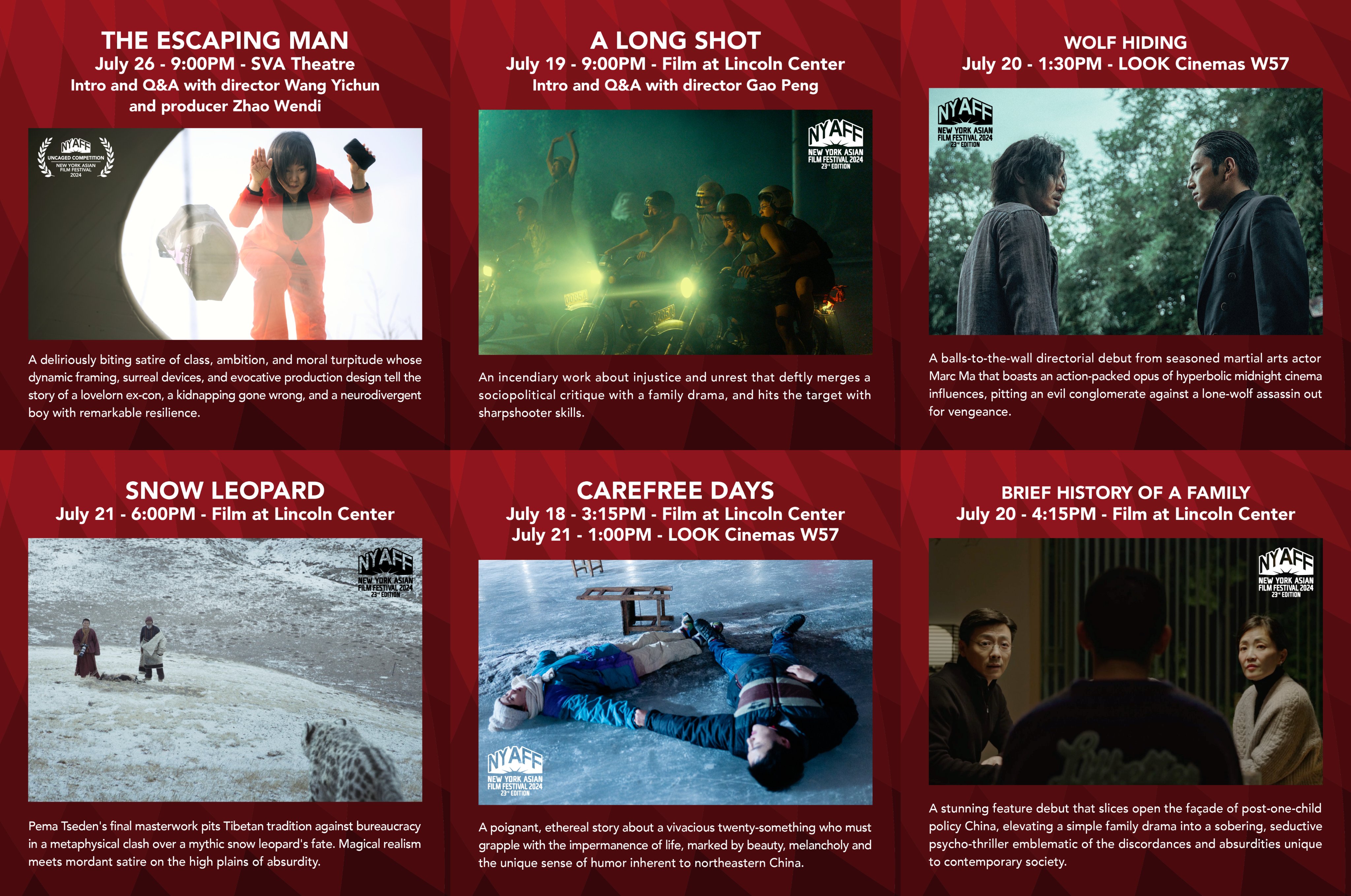 New York Asian Film Festival on X: &ldquo;Presenting the six films from 