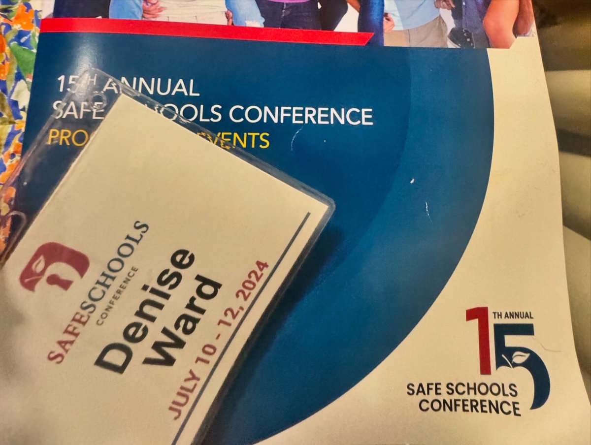 ddward01's tweet photo. We learned soooo much at the #SafeSchoolsConference in California! We are ready to bring back lots of new info to our SLHS staff!! Thank you @kfinnesand for the Dream PD!! https://t.co/4XKvlMNvKH