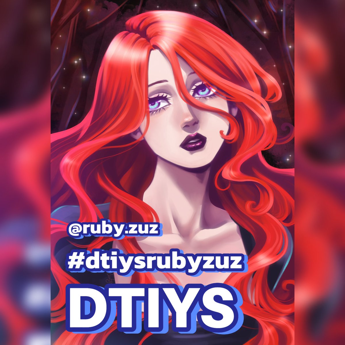 ruby_zuz's tweet photo. Happy to share my first ever #dtiys challenge❤️
✨Rules✨
🌺You can change anything you like as long if it’s still recognisable 
🌺Save this drawing and put it next to your drawing🌺Use the hashtag #dtiysrubyzuz  and tag me 🌺Have fun #drawthisinyourstyle https://t.co/mVMonqPmk8