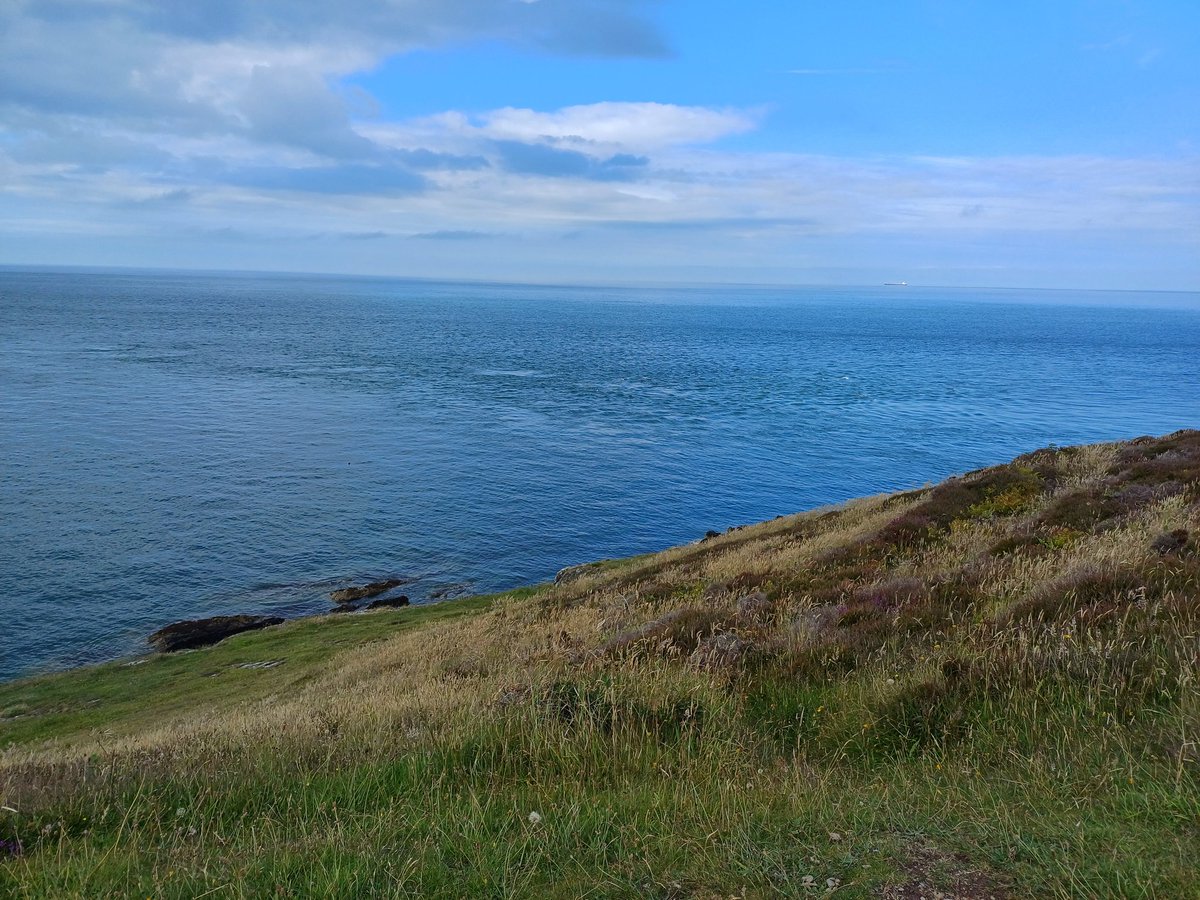 kendie's tweet photo. Been for a wander up to Point Lynas. Didn't spot any dolphins or porpoises. The dark cloud soon disappeared. A lovely evening. #pointlynas #Anglesey https://t.co/nw7ekLvJpI