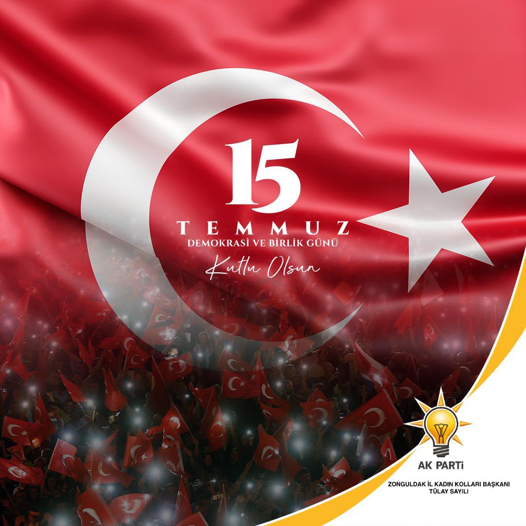 TulaySayili's tweet photo. #15Temmuz'un 8. yılında, canlarını ortaya koyarak FETÖ'nün alçak darbe girişimine 'dur' diyen Şehitlerimizi rahmet, minnet ve şükranla anıyor, Gazilerimize uzun ömürler diliyorum.

Bir Olduk, Hep Beraber Türkiye Olduk❗

#MilletinZaferi 
@aysekesir 
@AKKADINGM https://t.co/eyfBIq1g2l