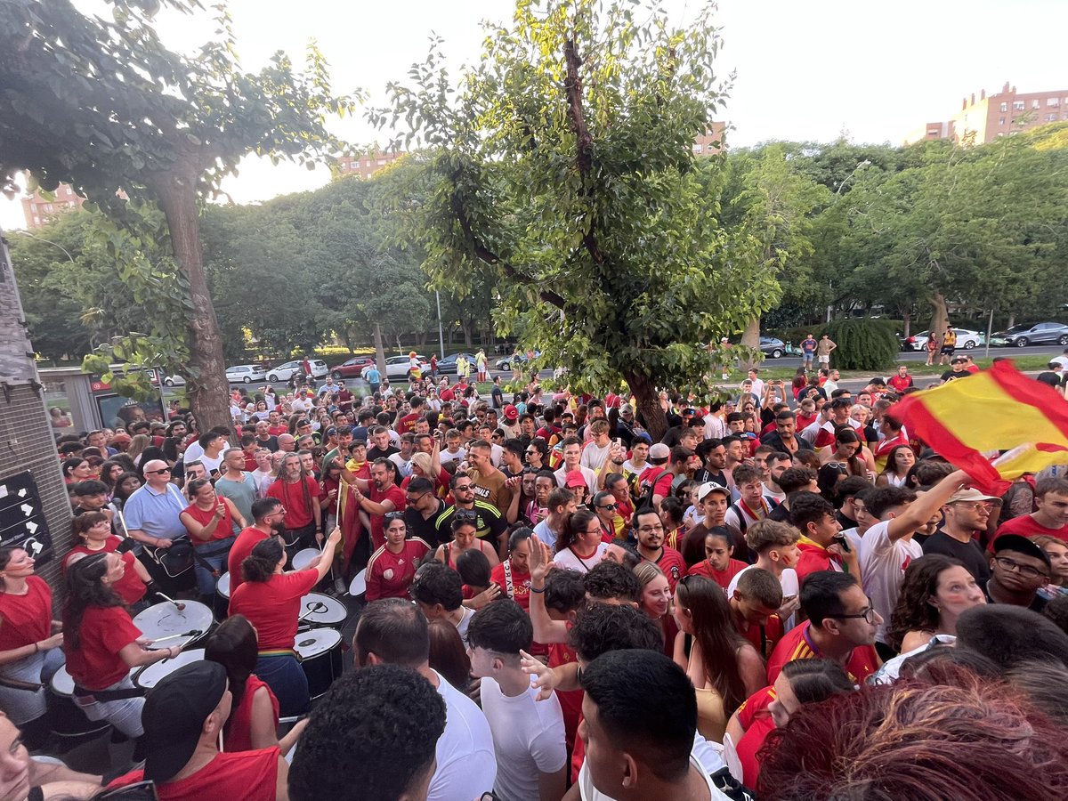 Waiting for them to open the doors to a five thousand seater stadium in Valencia, Spain 🇪🇸