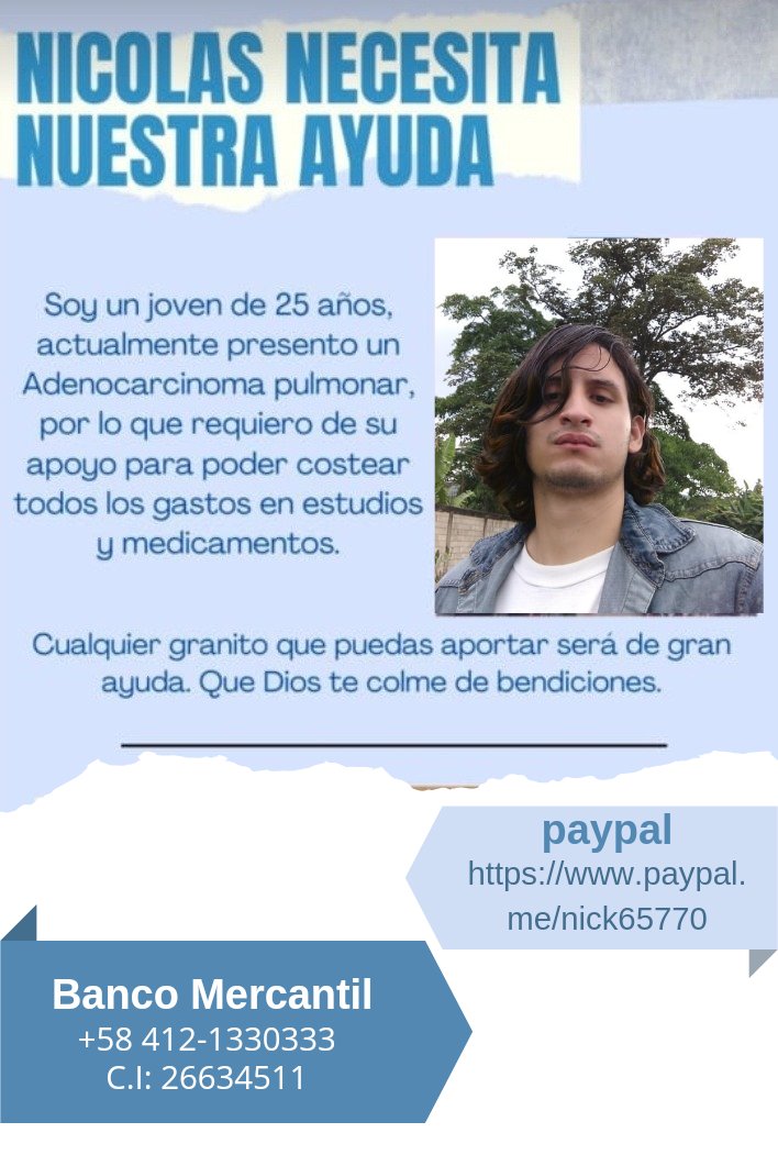 Nick160699's tweet photo. Dios por eso no me he tomado más fotos miren mi estado actual con el cáncer que me está comiendo https://t.co/58xnZ2htOy