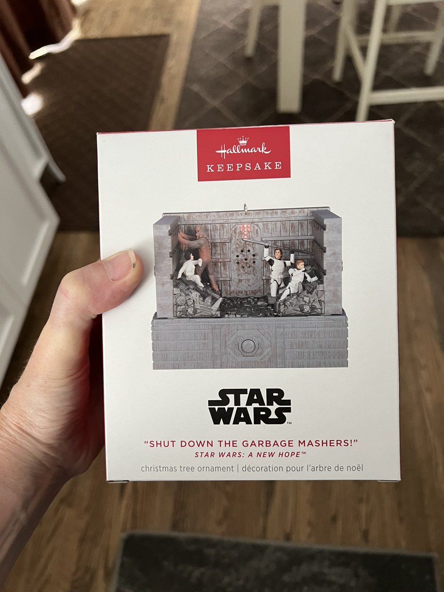 BanthaSkullcom's tweet photo. I was able to find this for Chris 🙌
— Michelle
#StarWars #ThePaperStore #Hallmark
#Christmas2024 https://t.co/qrg9gXzoeI