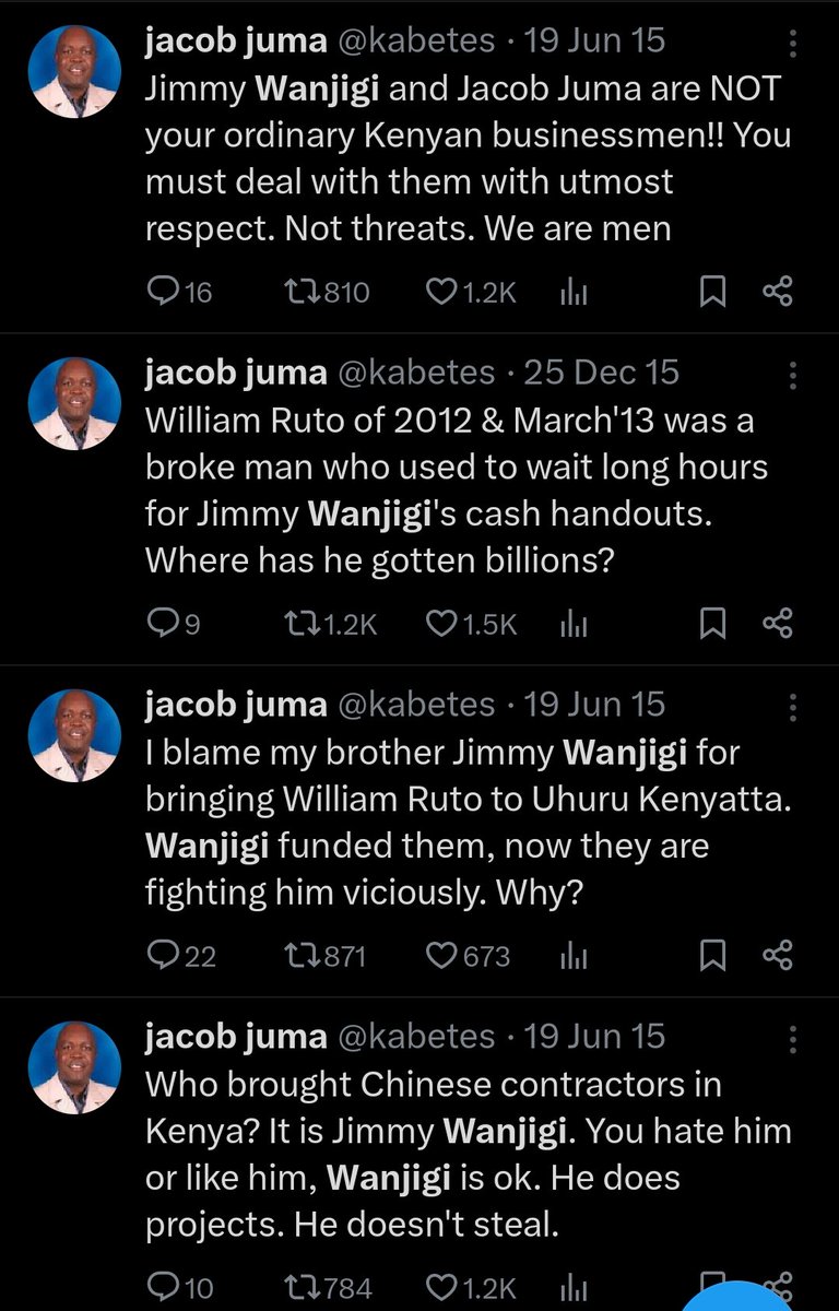omwambaKE's tweet photo. Jacob Juma on Jimi Wanjigi! https://t.co/I1GWWGXBUw