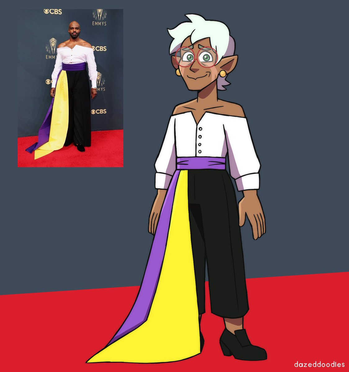 dazeddoodles's tweet photo. Happy International Nonbinary Day! #TheOwlHouse #RaineWhispers https://t.co/AMH1m4T3Cj