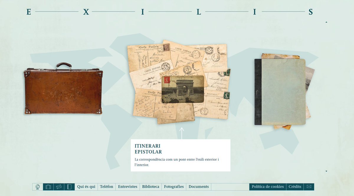 🪖🧳'Exilis' és un webdoc sobre la vida i obra de la generació d'escriptors valencians exiliats després de la Guerra Civil Espanyola. 

📽️El treball de recuperació de l'obra l'han dirigit i guionitzat Elisa Ferrer i Fran Ruvira

exilis.apuntmedia.es