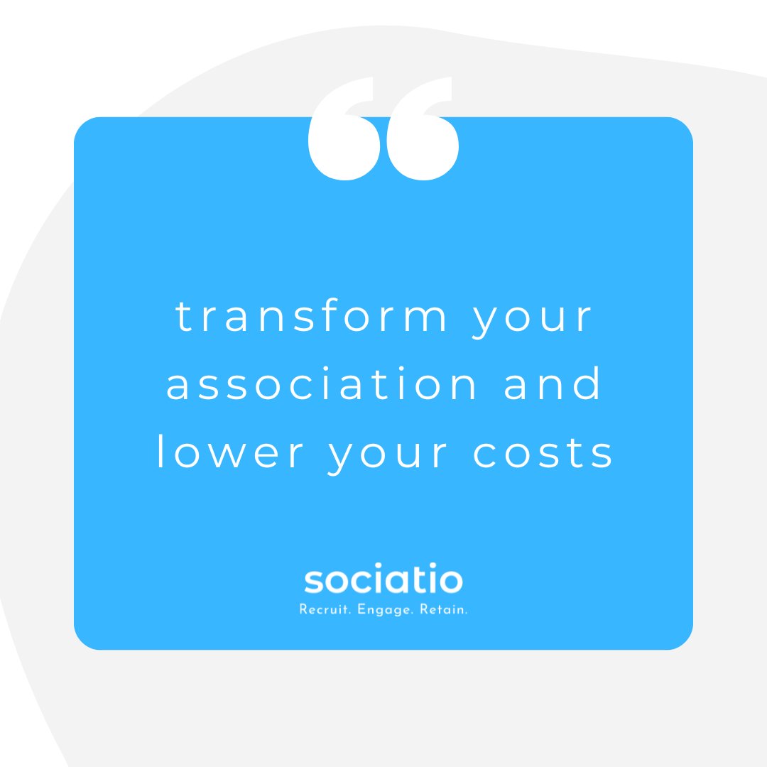 sociatio's tweet image. Transform your association and lower your costs! Get modern, fast, and secure association management software that will supercharge your organisation at a fraction of the price of traditional AMS vendors.

Learn more: sociatio.com/pricing

#AssociationSoftware #Sociatio