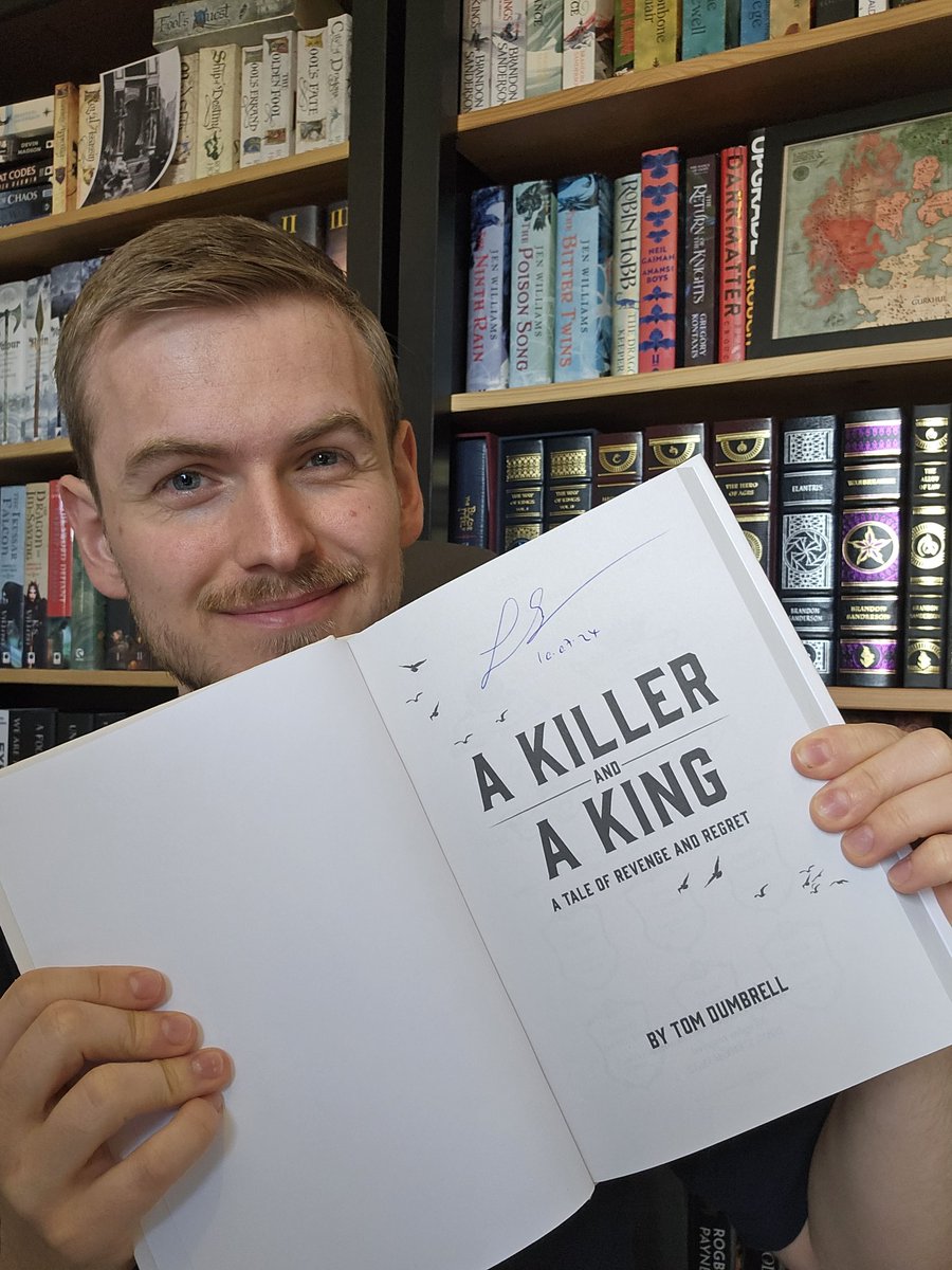 LibraryOfAViki1's tweet image. Anyone want to win this amazing hardback? 👀

It is a first edition of A Killer and King which is signed, lined and dated by Tom Dumbrell! 

All you have to do is follow me, @Tom_Dumbrell and retweet! 

Open internationally and concludes in 48 hours!