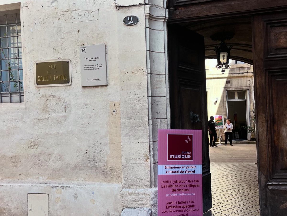 La Tribune des critiques de disques de #FranceMusique est en public au Festival <a href="/radiofrance/">Radio France</a> Occitanie Montpellier ! 

Au programme : le 1er concerto pour piano 🎹 de Beethoven 

<a href="/JeremieRousseau/">Jeremie Rousseau</a> 

radiofrance.fr/francemusique/…