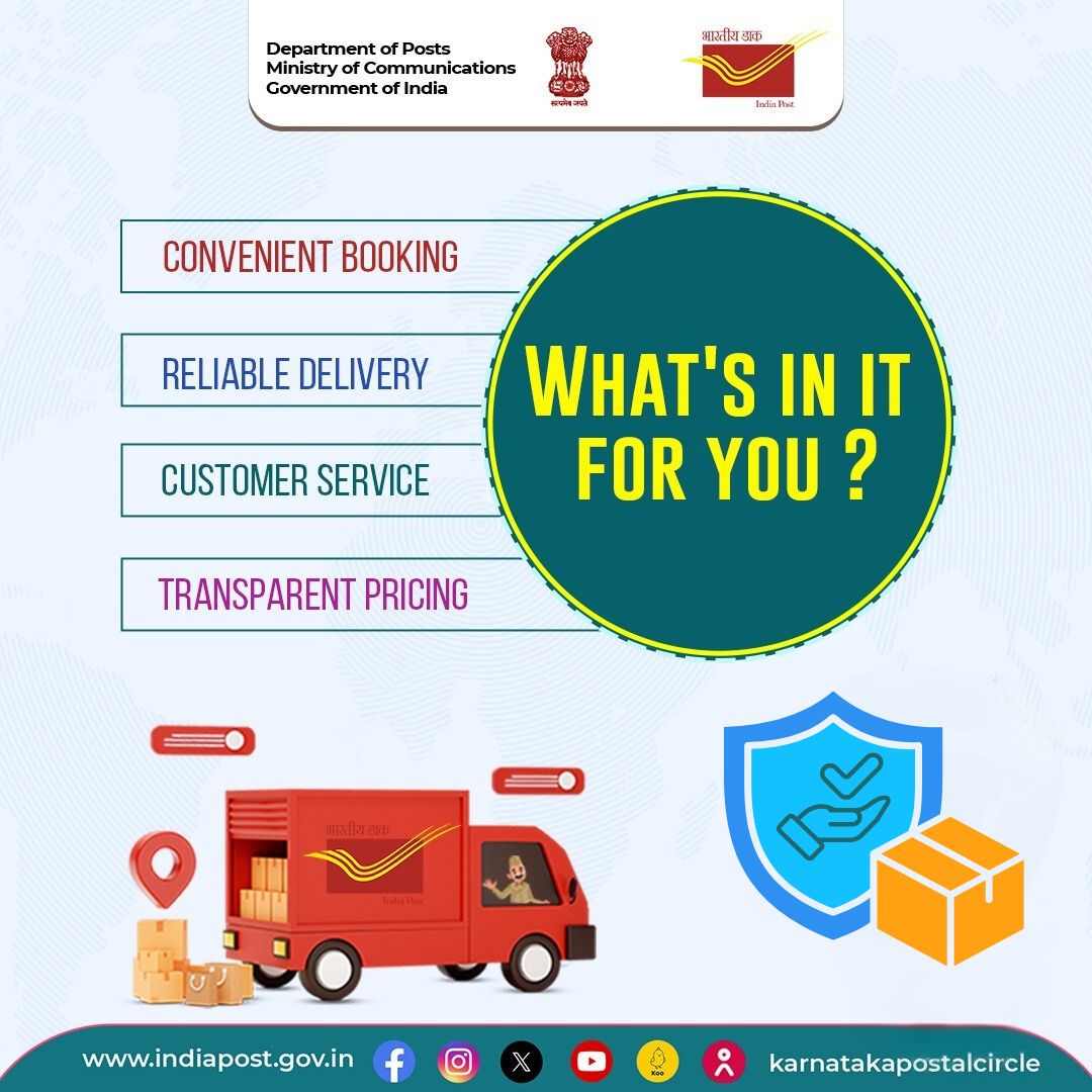 CPMGKARNATAKA's tweet photo. 📦Revolutionizing Delivery Beyond City Limits! Say goodbye to delivery hassles beyond your city! With @coreyo.official, book Speed Post documents and parcels right from your home or workplace, on https://t.co/0VwLxxJrf9! 🌐📬
#DakSewaJanSewa #SpeedPost #Coreyo #CustomerFriendly https://t.co/eXwOlH5WFv
