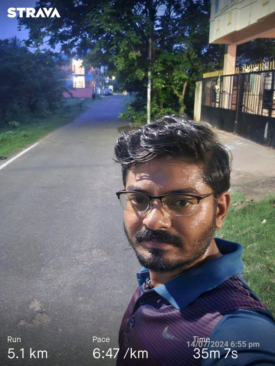 TagOptimus's tweet image. Check out my evening 5k Jog!
#runlocal
#5kjog @runkarthikrun @IamShajanSamuel @geekyranjit @singhcredible @TheRunningTimes @runkarthikrun @ssrivatsan @Siva_Bharani @IamShajanSamuel @I_Madcap @fitindiandad @kambojasmita07