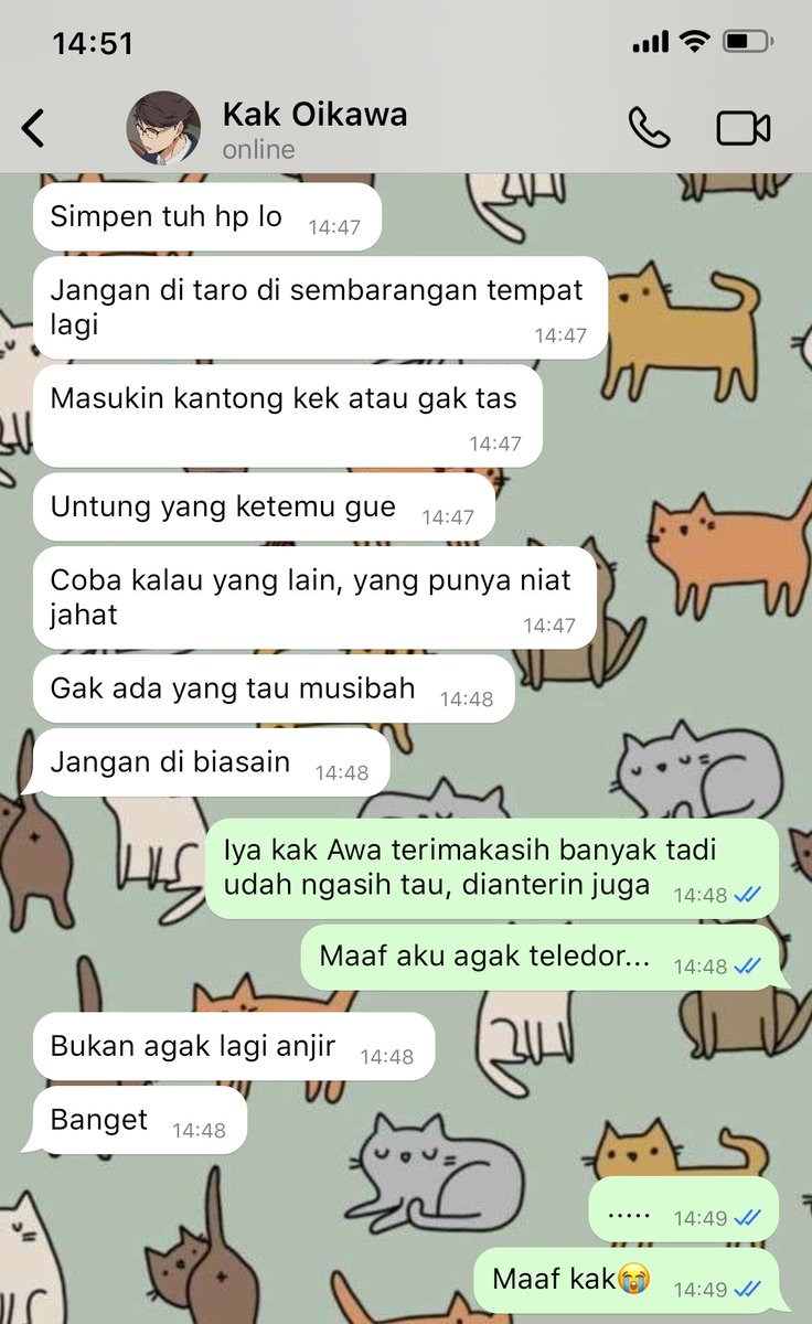 4_metanoia's tweet photo. 3. Kok perhatian, emang siapanya? https://t.co/WgBafoKsju