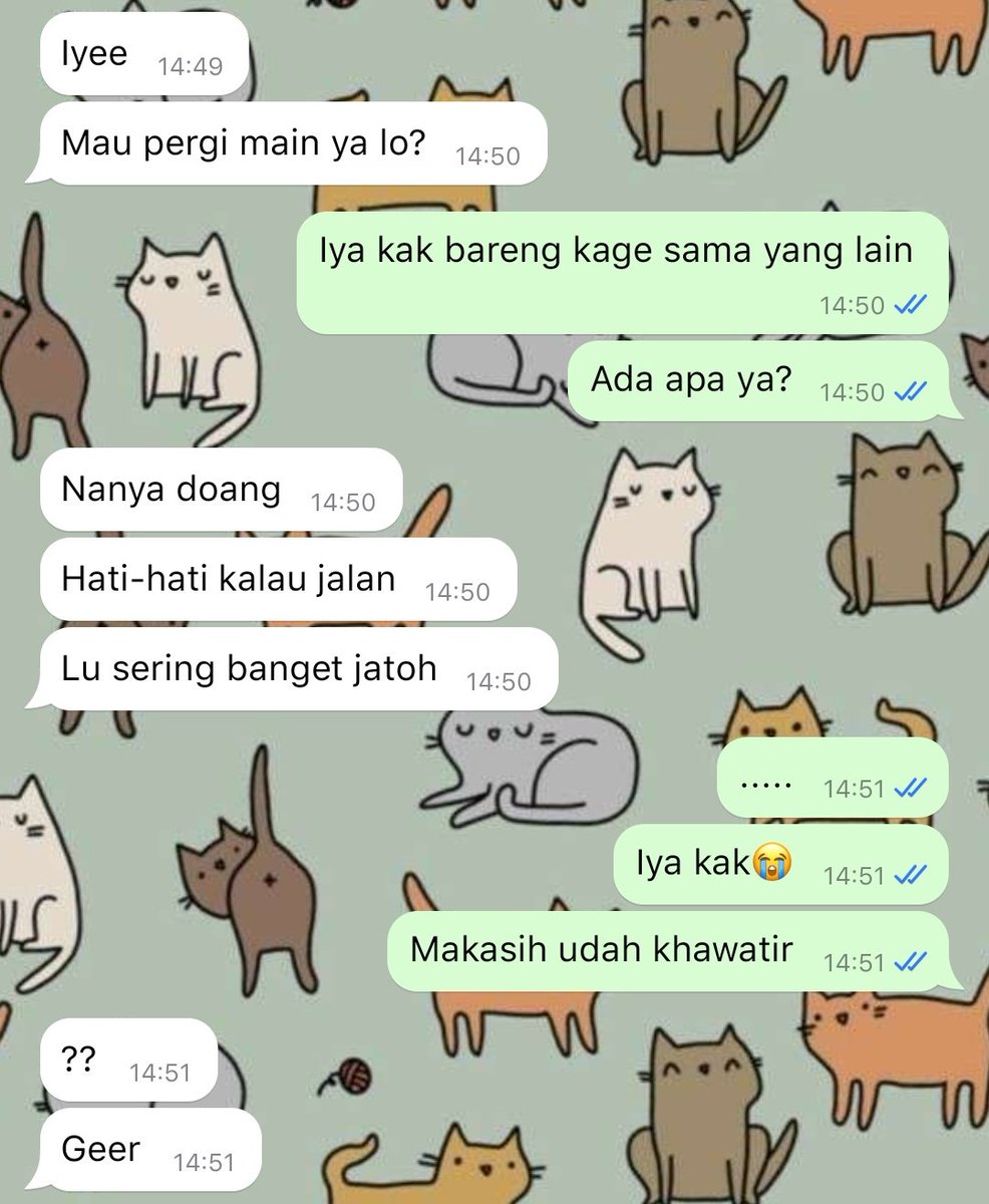 4_metanoia's tweet photo. 3. Kok perhatian, emang siapanya? https://t.co/WgBafoKsju
