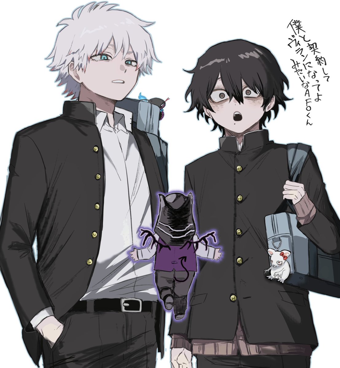 ixxxzu's tweet photo. 変身してバトるタイプの燈転（荼死） https://t.co/VJlVrkaMiy