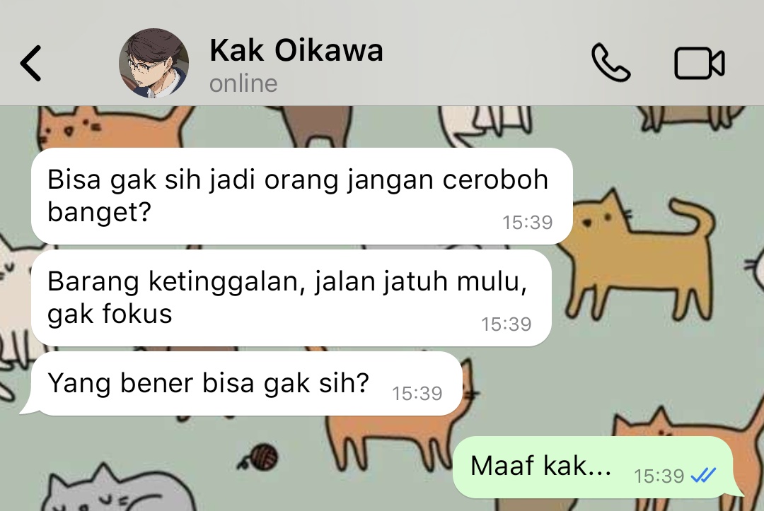 4_metanoia's tweet photo. #Oiyachi Few Tweet. 

Orang seperfeksionis Oikawa harus ketemu sama Yachi yang hidupnya ceroboh. https://t.co/VYYFCiItEv