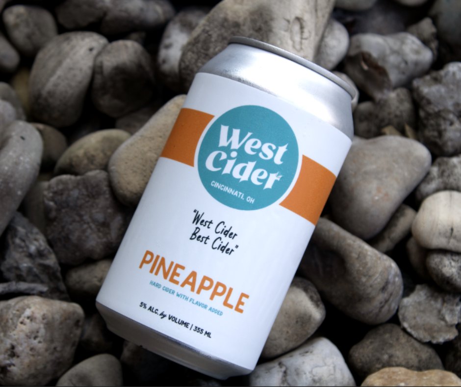 West Side Brewing (@westsidebrewing) on Twitter photo West Cider’s Pineapple is now available in cans! This hard cider will take you on a trip to the tropics. Juicy, bright pineapple aromas and flavors dance with the apple cider base and finishes nicely tart. Available in the taproom and throughout the Greater Cincinnati area! West Cider’s Pineapple is now available in cans! This hard cider will take you on a trip to the tropics. Juicy, bright pineapple aromas and flavors dance with the apple cider base and finishes nicely tart. Available in the taproom and throughout the Greater Cincinnati area!