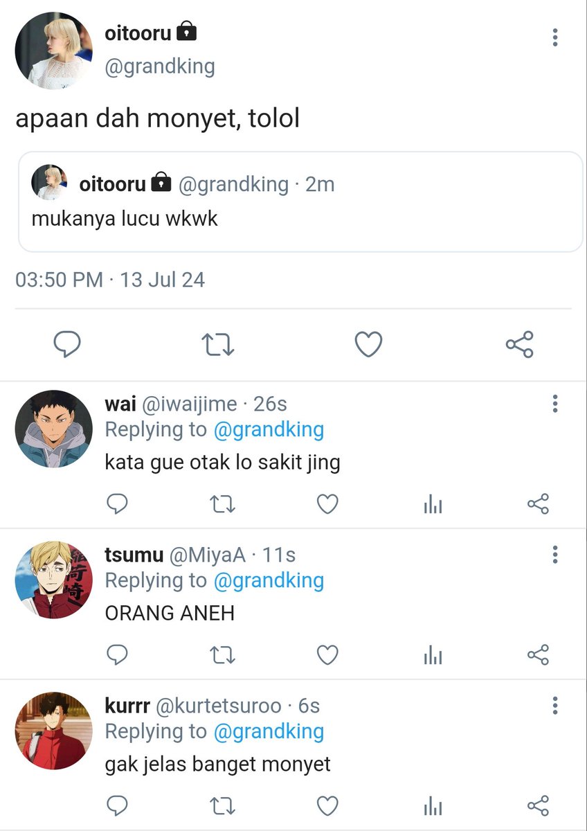 4_metanoia's tweet photo. 4. Bocil rusuh. https://t.co/9rgKv57aAH