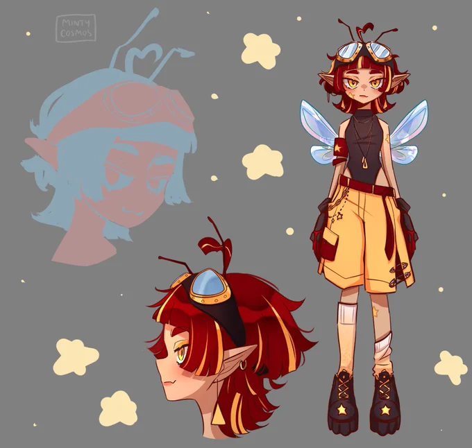 working on an adoptable! I love them sm ;u;<33 