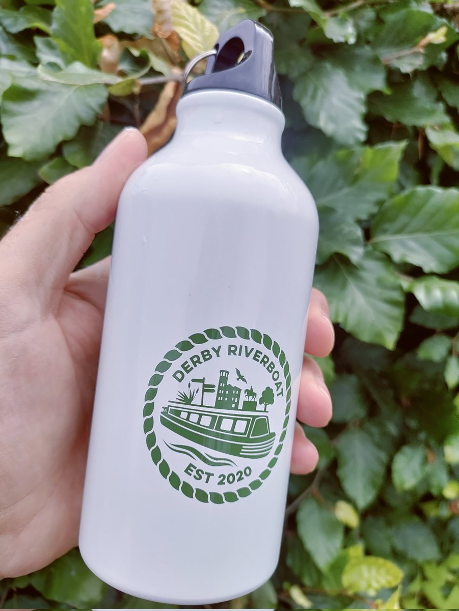 DerbyRiverboat's tweet photo. From this weekend we are selling Derby Riverboat reusable drinking bottles on Outram as Derby Riverboat mugs and T-shirts.

#Outram #Derby #DerbyUK #Derbyshire #reduceplastic #reduceplasticwaste #environment https://t.co/FXMQ2fComa