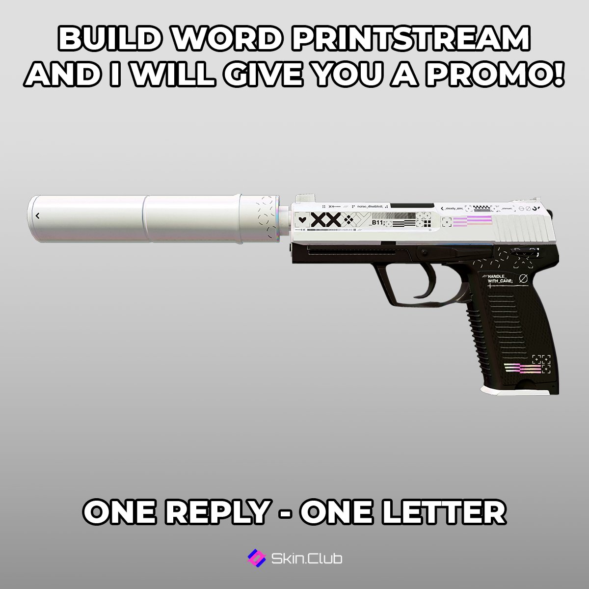 The rule is simple: one reply - one letter!