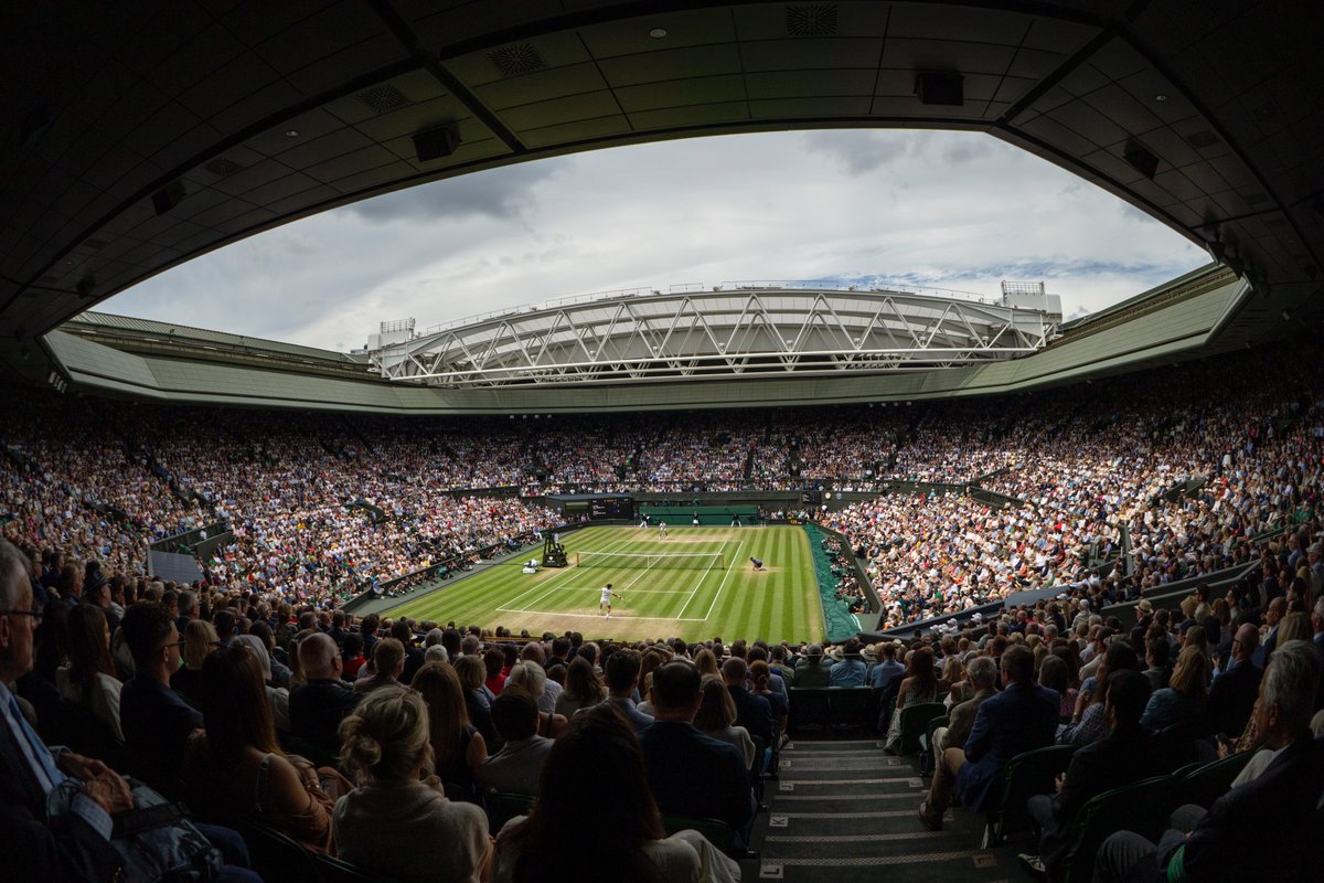 Wimbledon's tweet photo. A view we never tire of 😍

#Wimbledon https://t.co/LepLDDA18c