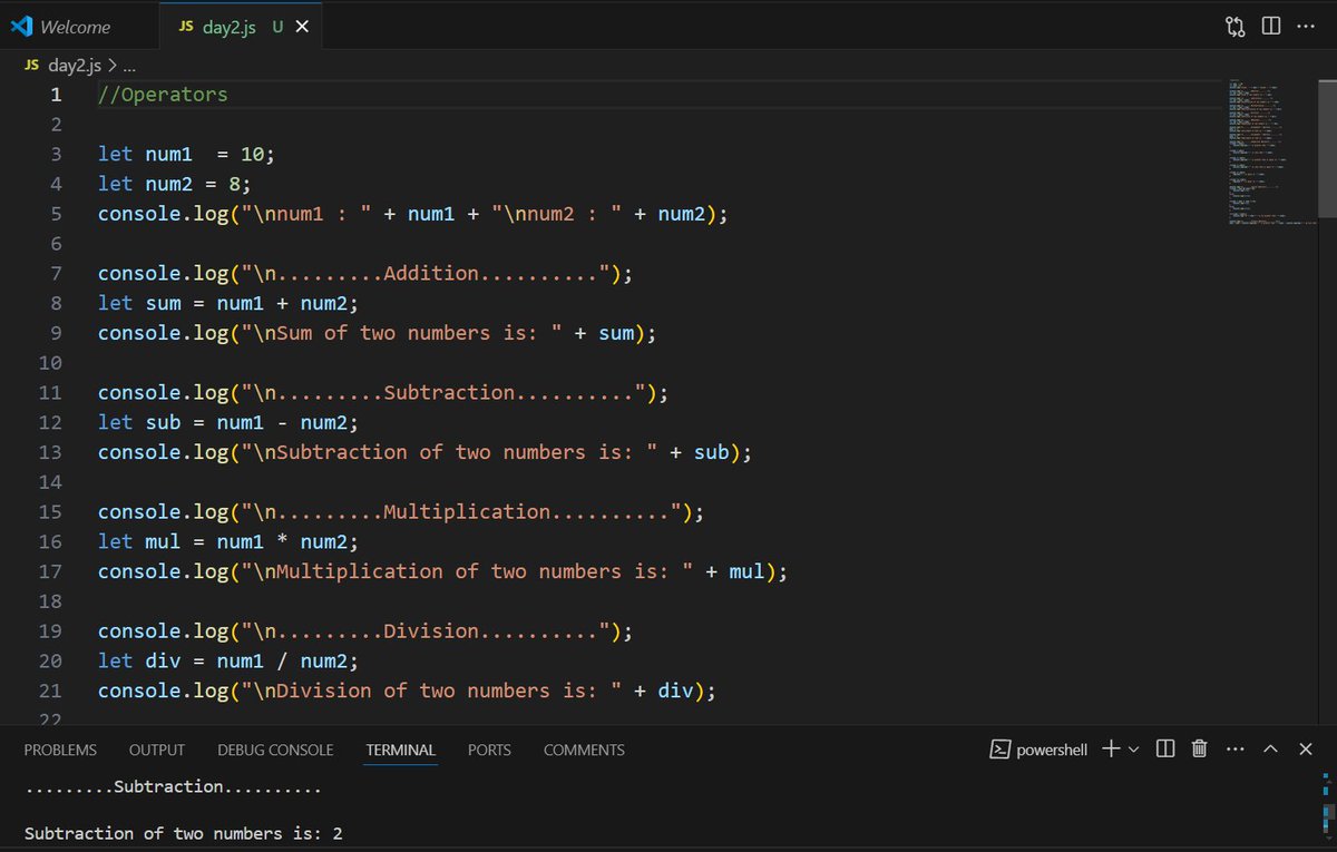 ahmadparizaad's tweet image. Done with Day 2 Challenge ✅
github.com/ahmadparizaad/…
 #chaicode #30DaysofJavaScriptChallenge