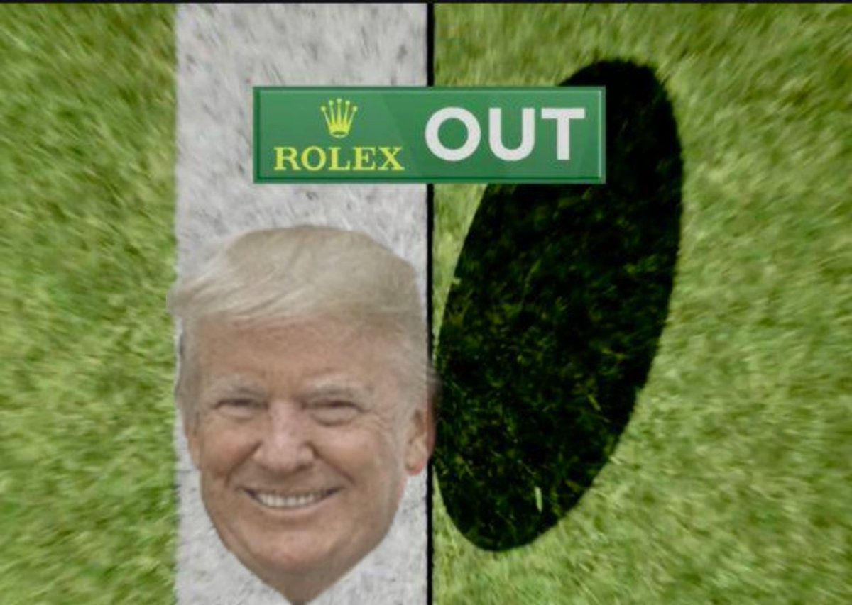 LarryWalters_'s tweet photo. Lo de Trump, explicado por Wimbledon https://t.co/KseA0Om0n5