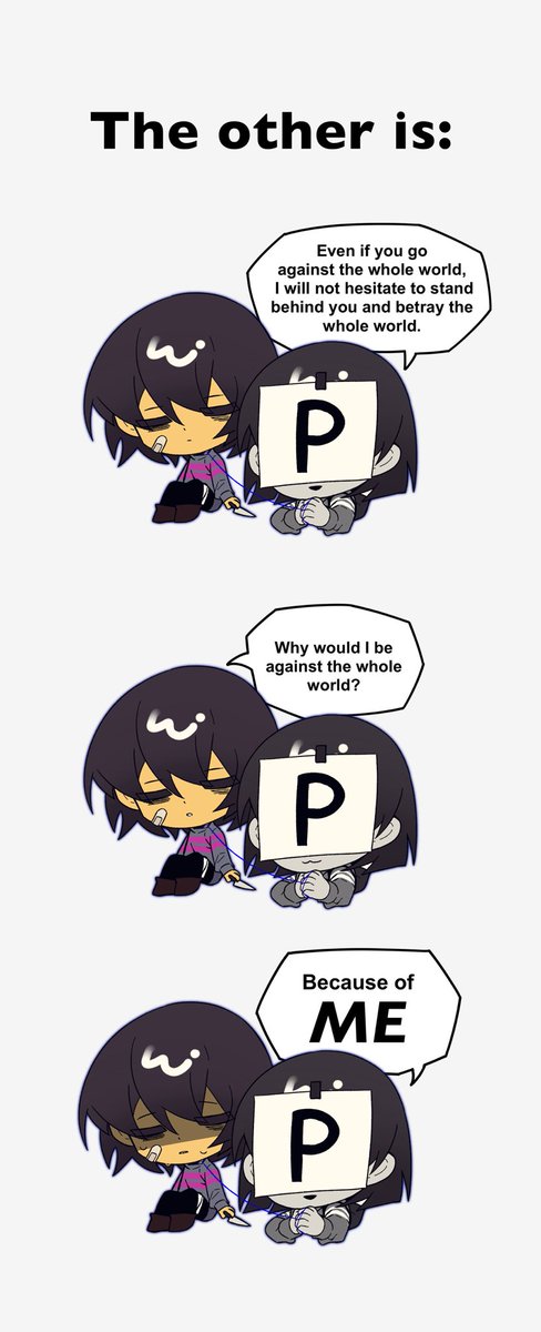 JLLLLLo_o's tweet photo. #undertale
#frisk
#Playerisk
Two kinds of players: https://t.co/ruF7i8q6Qq