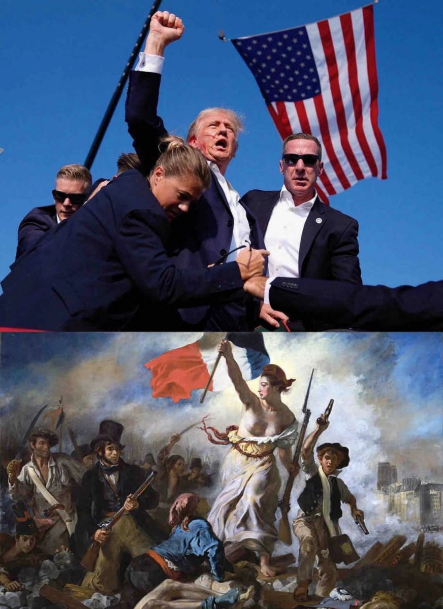 DynamicarFB's tweet image. I heard someone calling my name
I turned
My ear hurts
God said 
This is his vote. #Trump