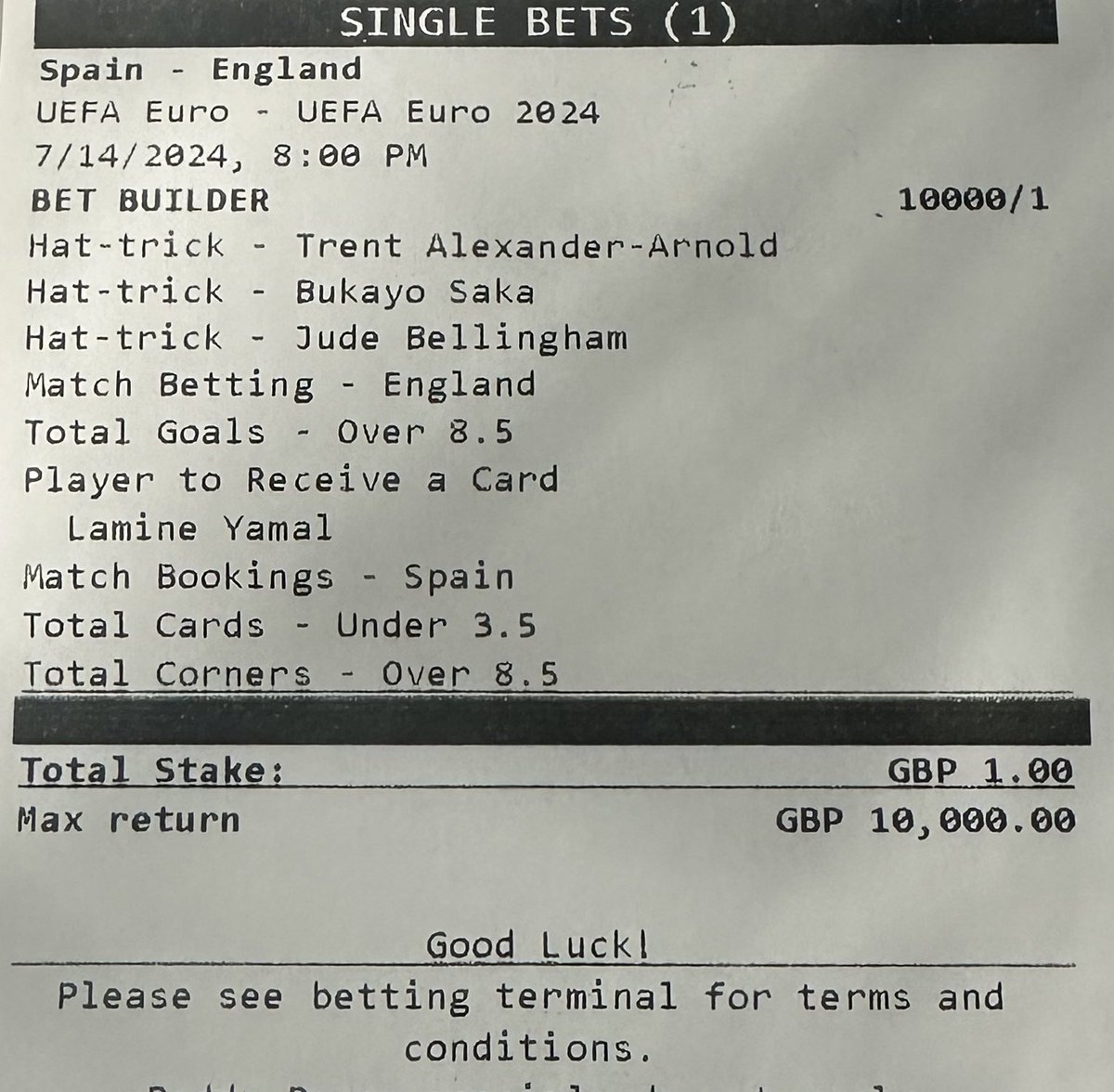 ARD28X's tweet photo. My bet for tonight 🙈 wish me luck x https://t.co/qW1e5CkB36