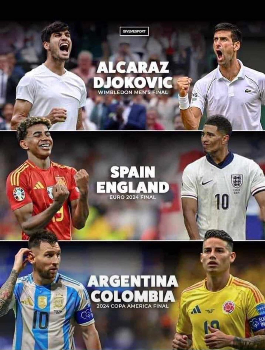 luca_varan's tweet photo. Djokovic 
Angleterre 
Colombie 

Et toi ?? https://t.co/a5HbZFClJF