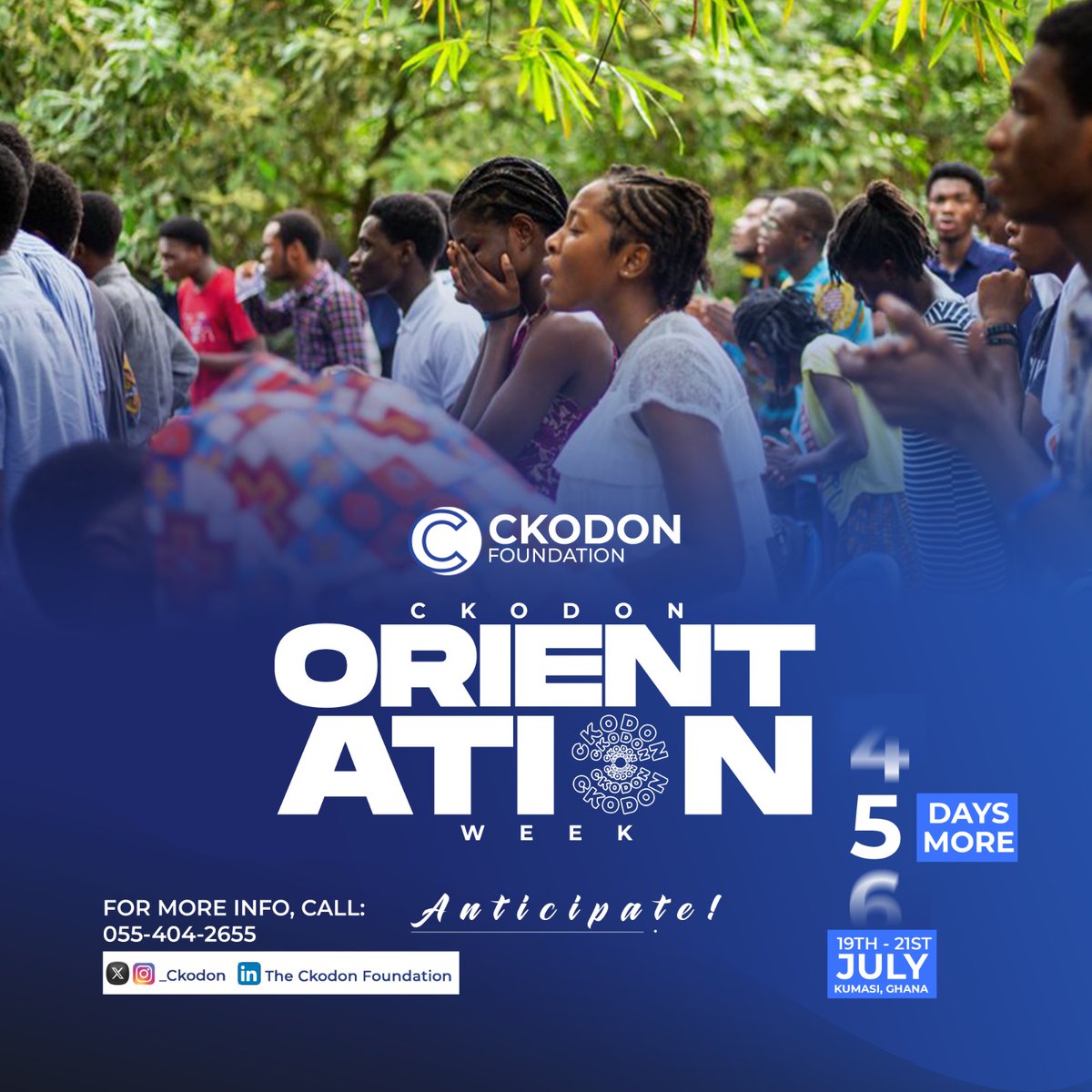 5 days more to the #CkodonOrientationWeek!