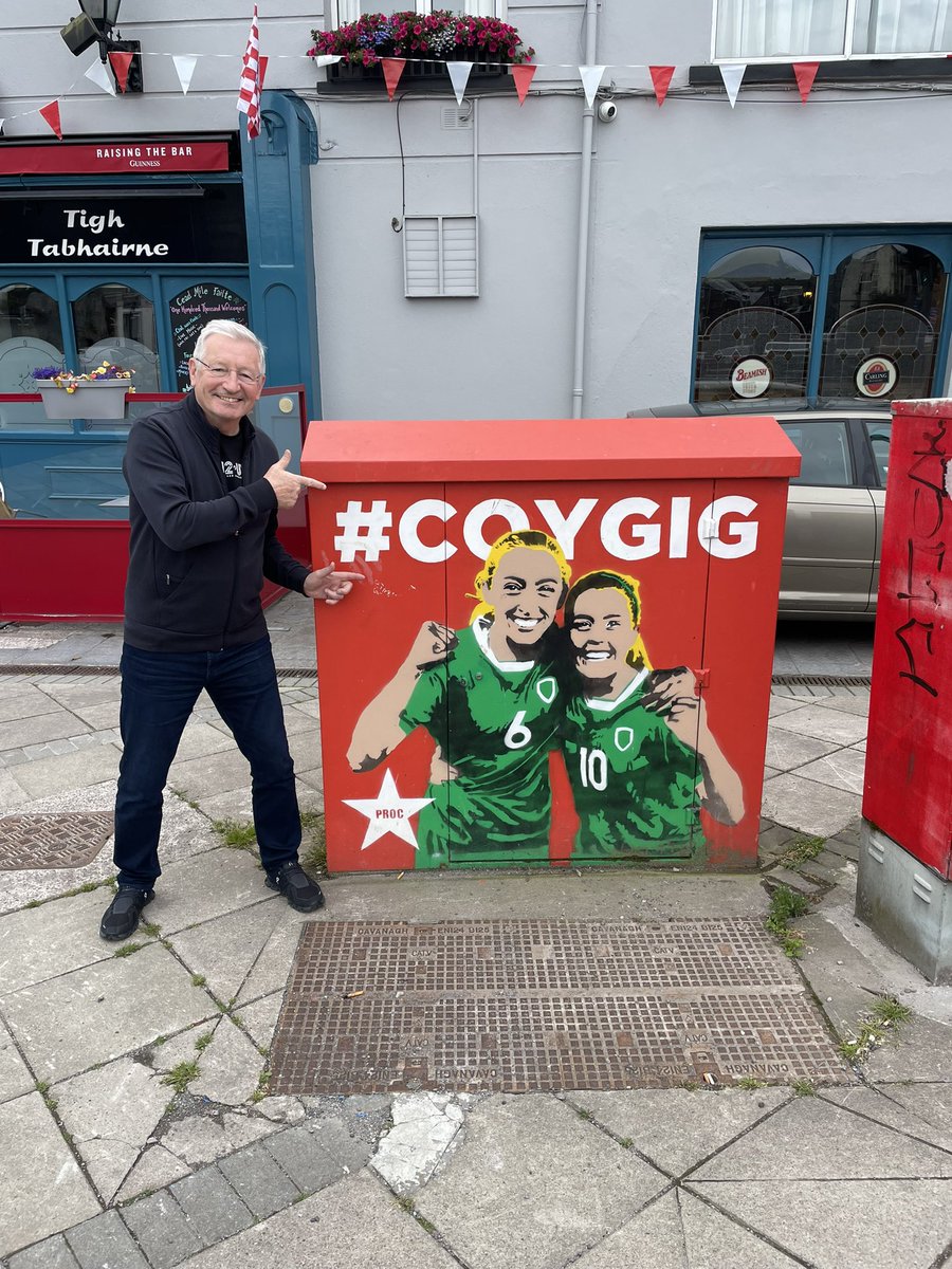 CORK. Rebels Abú ❤️ <a href="/MeganConnolly4/">Megan Connolly</a> <a href="/OSullivanDenise/">Denise O'Sullivan</a> 
The Republic of Ireland 🇮🇪<a href="/FAIWomen/">FAI Women</a> take on <a href="/equipedefranceF/">Equipe de France Féminine</a> 🇫🇷 on Tues next on <a href="/RTE2/">RTÉ2</a> 📺 &amp; <a href="/GameOn2FM/">Game On 2FM</a> in <a href="/PaircUiCha0imh/">SuperValu Páirc Uí Chaoimh</a> home of <a href="/OfficialCorkGAA/">Cork GAA</a> in the week of the All Ireland Hurling final <a href="/officialgaa/">The GAA</a> 
#COYGIG #superexcited