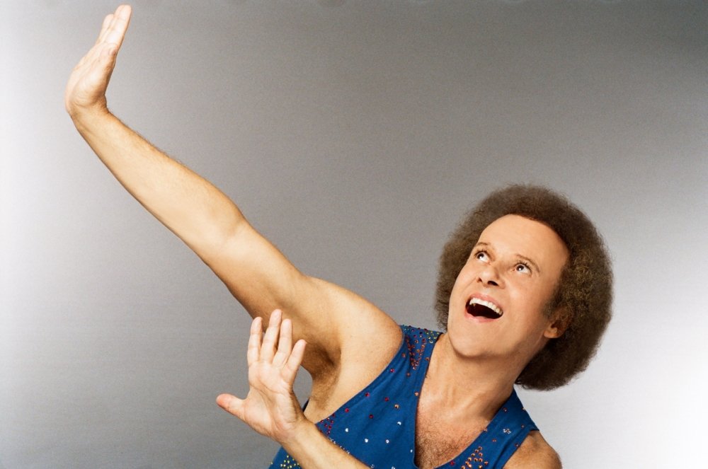 JLic20's tweet photo. R.I.P. fitness guru *femme Richard Simmons, age 76, a yr younger than former preside y Donald J. Trump, of th anxious generation.. . https://t.co/tZ9OYxAwNn