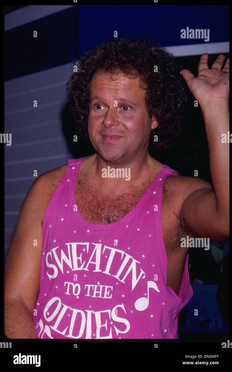JLic20's tweet photo. R.I.P. fitness guru *femme Richard Simmons, age 76, a yr younger than former preside y Donald J. Trump, of th anxious generation.. . https://t.co/tZ9OYxAwNn