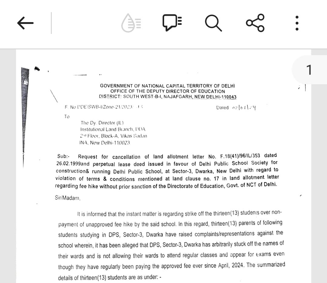 LuckytarunJain's tweet photo. @ndtv @Verma__Ishika @official_dda @LtGovDelhi @PMOIndia @AtishiAAP @bjpdelhisupport @BJPCentralMedia @BJP4Delhi @TajinderBagga @DPSParentDwarka @Dir_Lokesh @dpradhanbjp 
WHAT ACTION DDA HAD TAKEN YET?
WHAT ACTION DOE IS TAKING TO IMPLEMENT THIS ORDER?
WHERE IS THE SIKSHA MODEL OF DELHI GOVERNMENT? https://t.co/PcfS1L2xTv