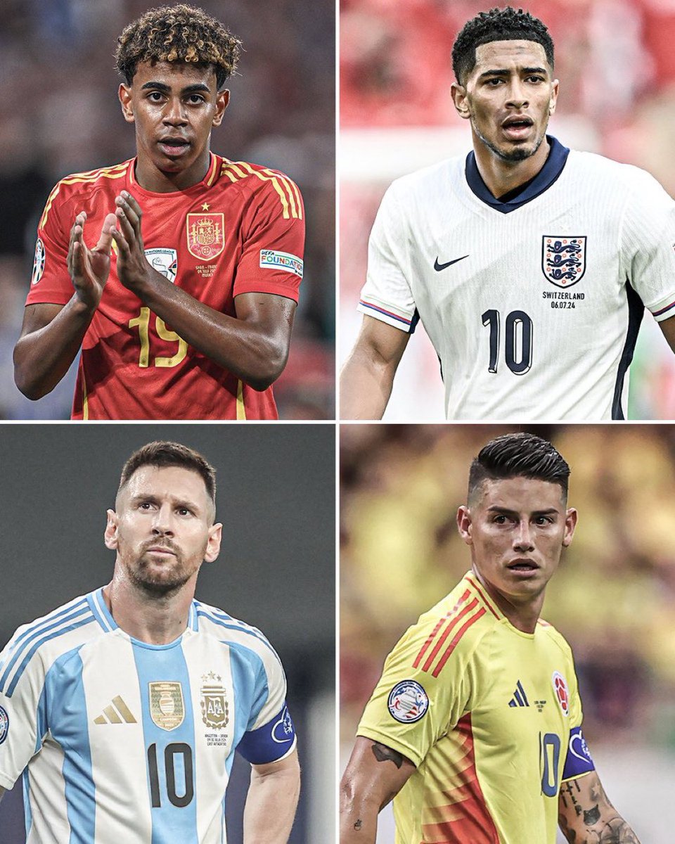 MrOnile_'s tweet photo. Four teams, two finals, one day! 🤯
🇪🇸 Spain vs 🏴 England
🇦🇷 Argentina vs 🇨🇴 Colombia
Who will claim the glory? 🏆
The battle for championship supremacy begins! 💥
#onilekickoff #DoubleFinals #FootballFrenzy #CopaAmèrica #EURO2024 https://t.co/Ym8hExb93J