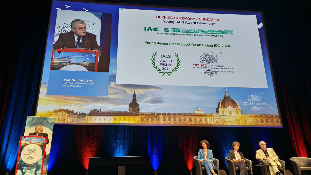 And finally a few words by Prof. Gabriele Centi, on behalf of IACS
#ICC2024