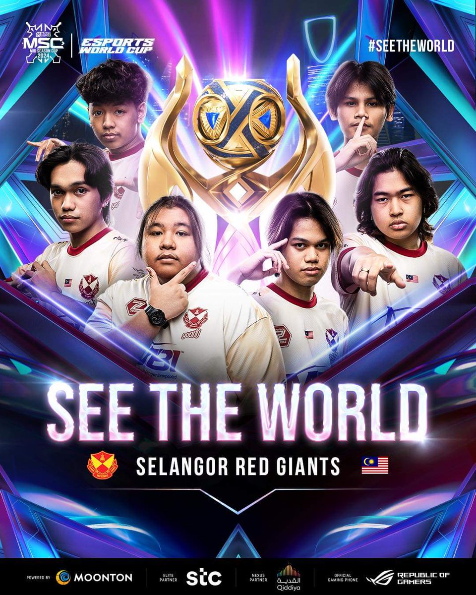 ayjplayz's tweet image. Congrats to Malaysia&apos;s SRG taking home the $1 Million Cash Prize as Champion of MSC 2024 x EWC 

#MSC2024 #EWC